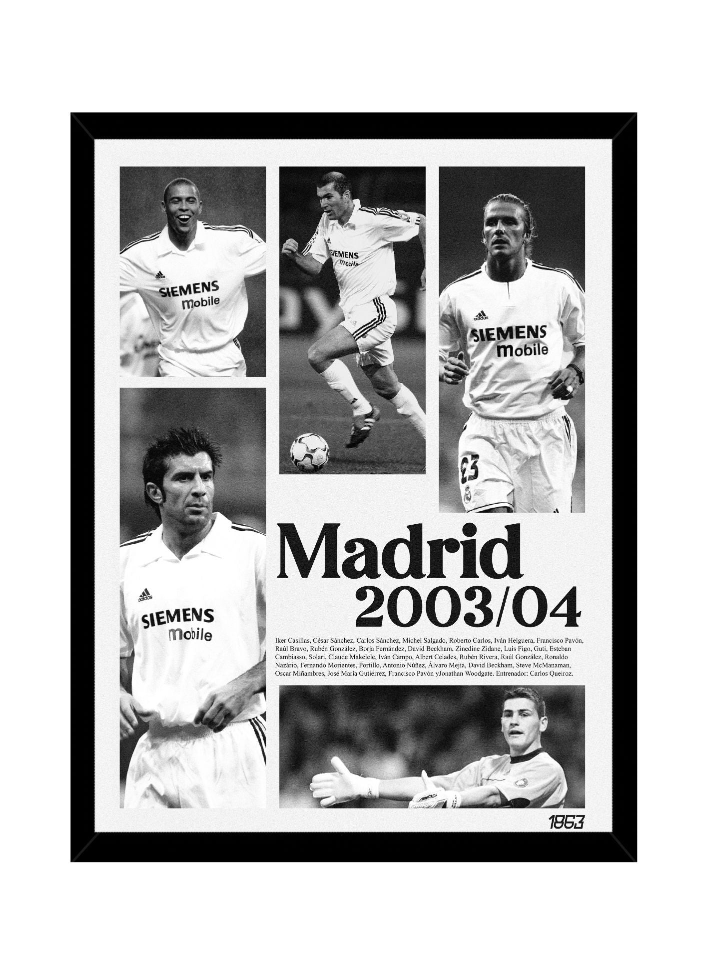 "Madrid Temporada 03/04" - Poster