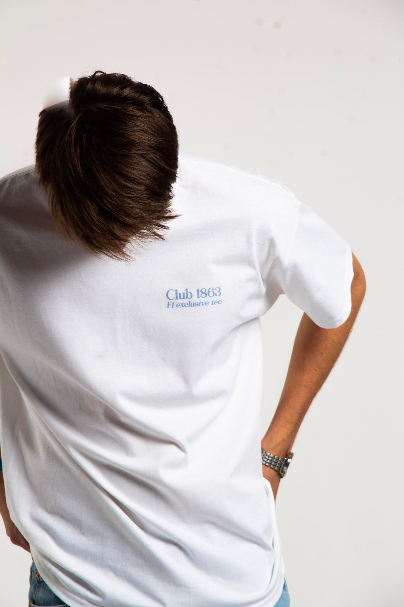 Camiseta "Hot girls watch Formula 1" Azul edición Exclusive Tee