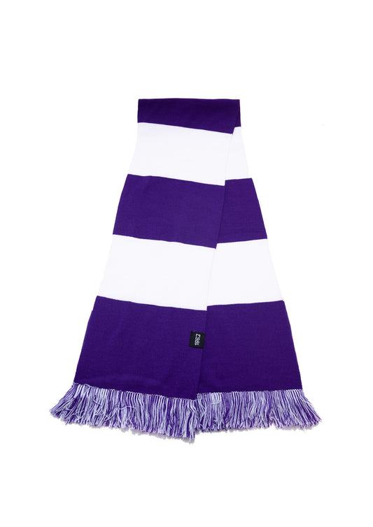 White and Violet Scarf