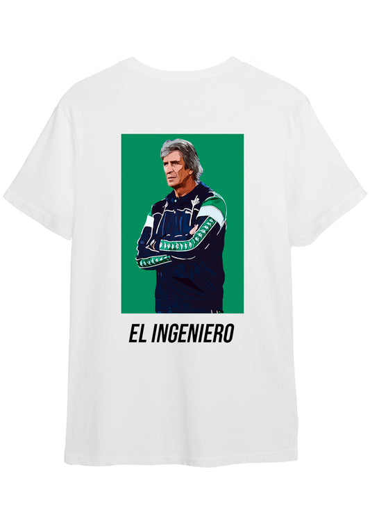 Camiseta "EL INGENIERO" de Manuel Pellegrini | Betis Fans