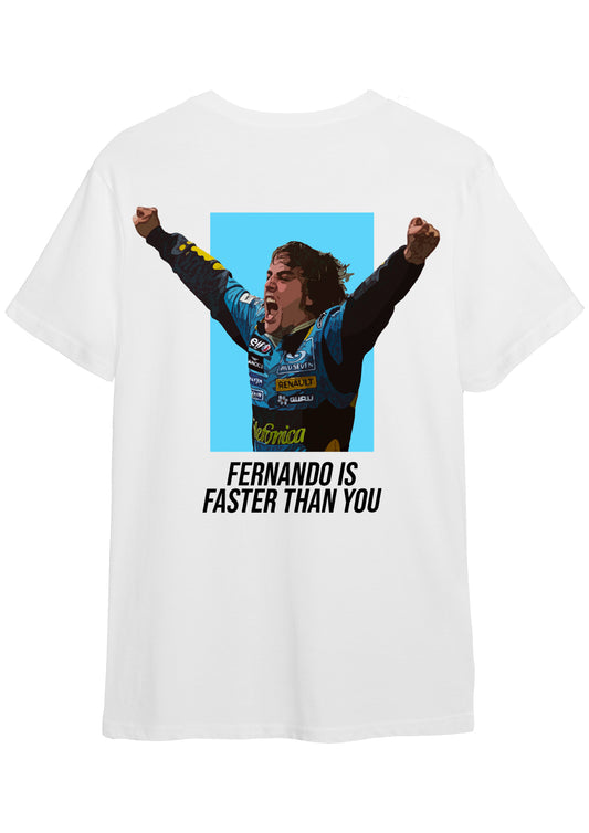 Camiseta "FERNANDO IS FASTER" de Fernando Alonso