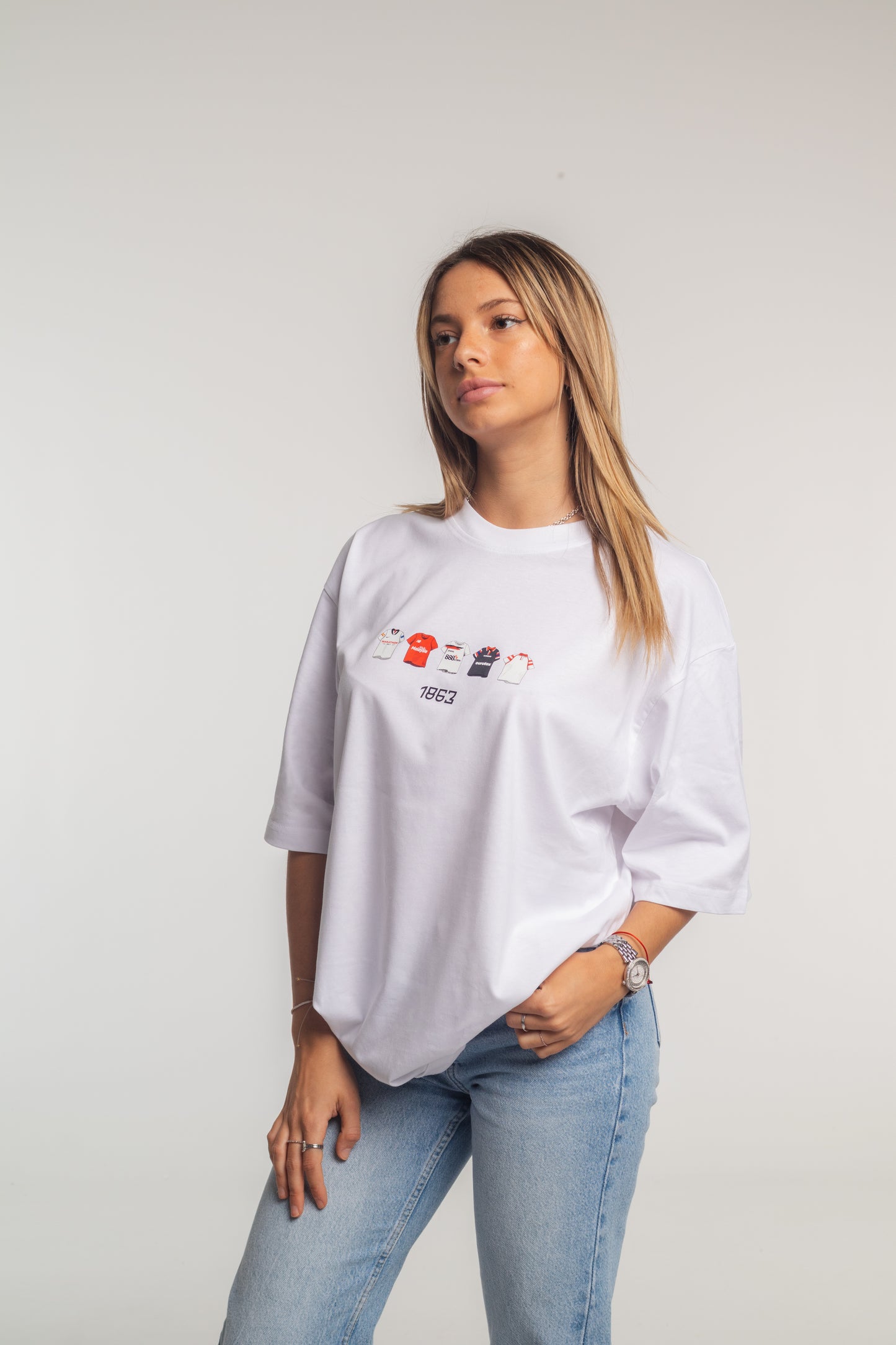 Camiseta Equipaciones Históricas Sevillistas - Blanco