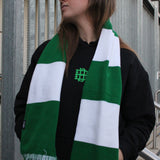 Green and White Scarf 