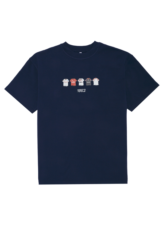 Sevillistas Historical Kits T-shirt - Navy Blue