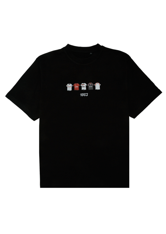 Sevillistas Historical Kits T-shirt - Black